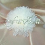 Floare organza - 26 cm - imagine 3