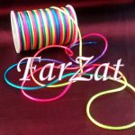 Snur satinat multicolor la metru - imagine 2