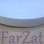 Elastic alb, negru - 2 cm - imagine 3