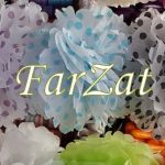 Pampoane din hartie cu buline - 20 cm - imagine 2