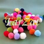 Pompom colorat - Model 1 - 3 - imagine 2