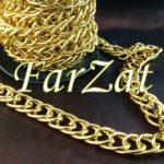 Lant auriu cu zale duble Cod 20 - la metru - imagine 2