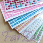 Pietre acrilice colorate autoadezive