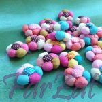 Flori textile multicolore - Model 1 - 4