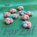 Flori textile multicolore - Model 1 - 4 - imagine 3