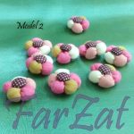 Flori textile multicolore - Model 1 - 4 - imagine 2