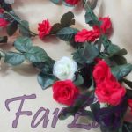 Ghirlanda artificiala cu flori - imagine 3