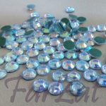 Strasuri de lipit SS34 (7 mm) - alb cristal cu AB