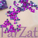 Strasuri de lipit SS30 6 mm ciclam - 30 gr