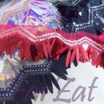 Aplicatie tiul cu paiete ovale