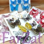 Fluturasi decorativi cu clema - Model 1 - 8 - Cod 56