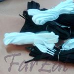 Sireturi pentru incaltaminte - alb, negru