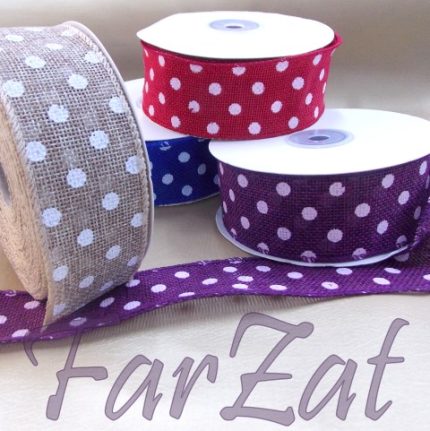 Banda iuta cu buline - 4 cm