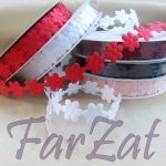 Panglica decorativa cu flori - 23 metri - imagine 2