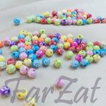 Margele sferice - Model floaral