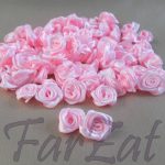 Trandafirasi din saten roz - imagine 3