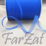 Panglica organza 1 cm - albastru electric - imagine 2