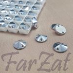 Strasuri Swarovski gri metalizat - 10 mm