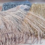 Franjuri cu margele tubulare - 25 cm