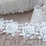 Aplicatie dantela - Model trandafir - imagine 3