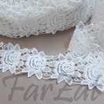 Aplicatie dantela - Model trandafir