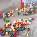 Margele sferice din lemn 8 mm - cutie 250 bucati - imagine 3