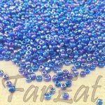 Margele nisip 2 mm - albastru electric cu AB Cod 749 - imagine 2
