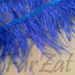 Pene colorate de strut - albastru electric - imagine 3