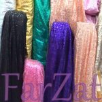 Material textil tiul cu paiete