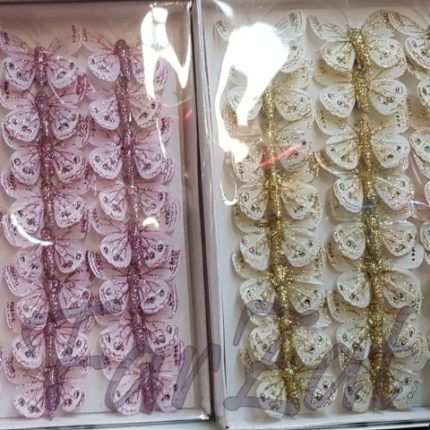 Fluturasi decorativi cu clema - Cod 53