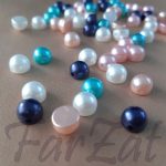 Jumatati margele de cusut colorate 8 mm - Cod 17