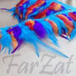 Banda pene multicolore de cocos - Model 2