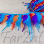 Banda pene multicolore de cocos - Model 2 - imagine 3