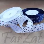 Panglica ripsata 2,5 cm - Model ancora