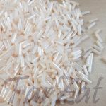 Margele tubulare somon deschis - Cod 509