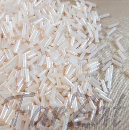 Margele tubulare somon deschis - Cod 509