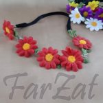 Bentite elastice cu flori - Cod 2