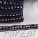 Aplicatie textila cu paiete cod 174 - 2,5 cm - imagine 3