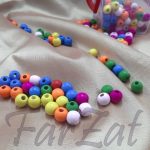 Margele sferice lemn 1 cm - cutie 200 bucati - imagine 3