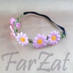 Bentite elastice cu flori - Cod 2 - imagine 3