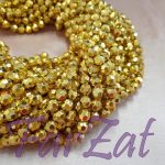 Margele la sirag 8 mm - Cod 14 auriu