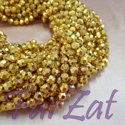 Margele la sirag 8 mm - Cod 14 auriu