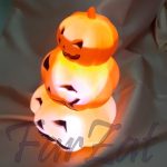 Felinar decorativ pentru Halloween - Dovleac - imagine 2