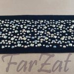 Banda elastica cu strasuri - 4,5 cm - imagine 2