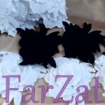 Aplicatie textila cu flori 3D - Cod 11 - imagine 2