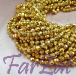 Margele la sirag 8 mm - Cod 14 auriu - imagine 3