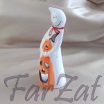 Suport lumanare Halloween - Fantoma - imagine 2