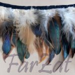 Banda Pene de cocos cu fazan - Maro deschis