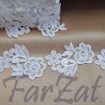 Aplicatie textila cu flori - Cod 20 - imagine 2