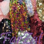 Material textil cu paiete mari - imagine 3